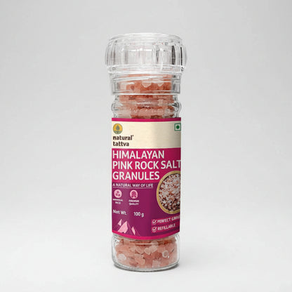 Natural Tattva Himalayan Pink Rock Salt Granules (100g)