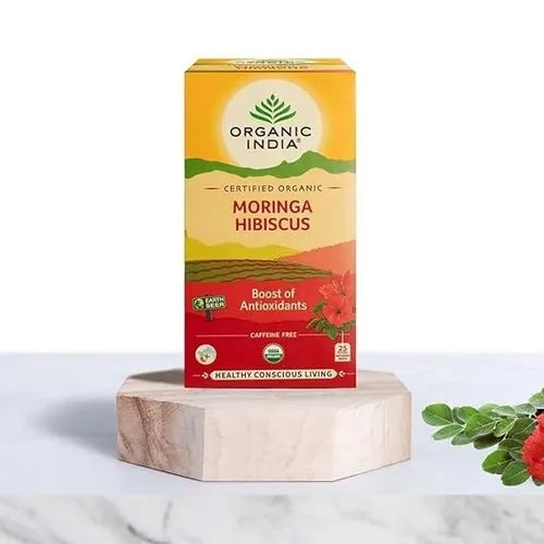 Organic India Moringa Hibiscus Infusion 25 Tea bag (25N)