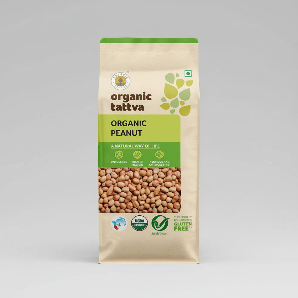 Organic Tattva Groundnuts Raw Peanut (500g)