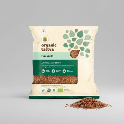 Organic Tattva Organic Flax Seeds (100g)