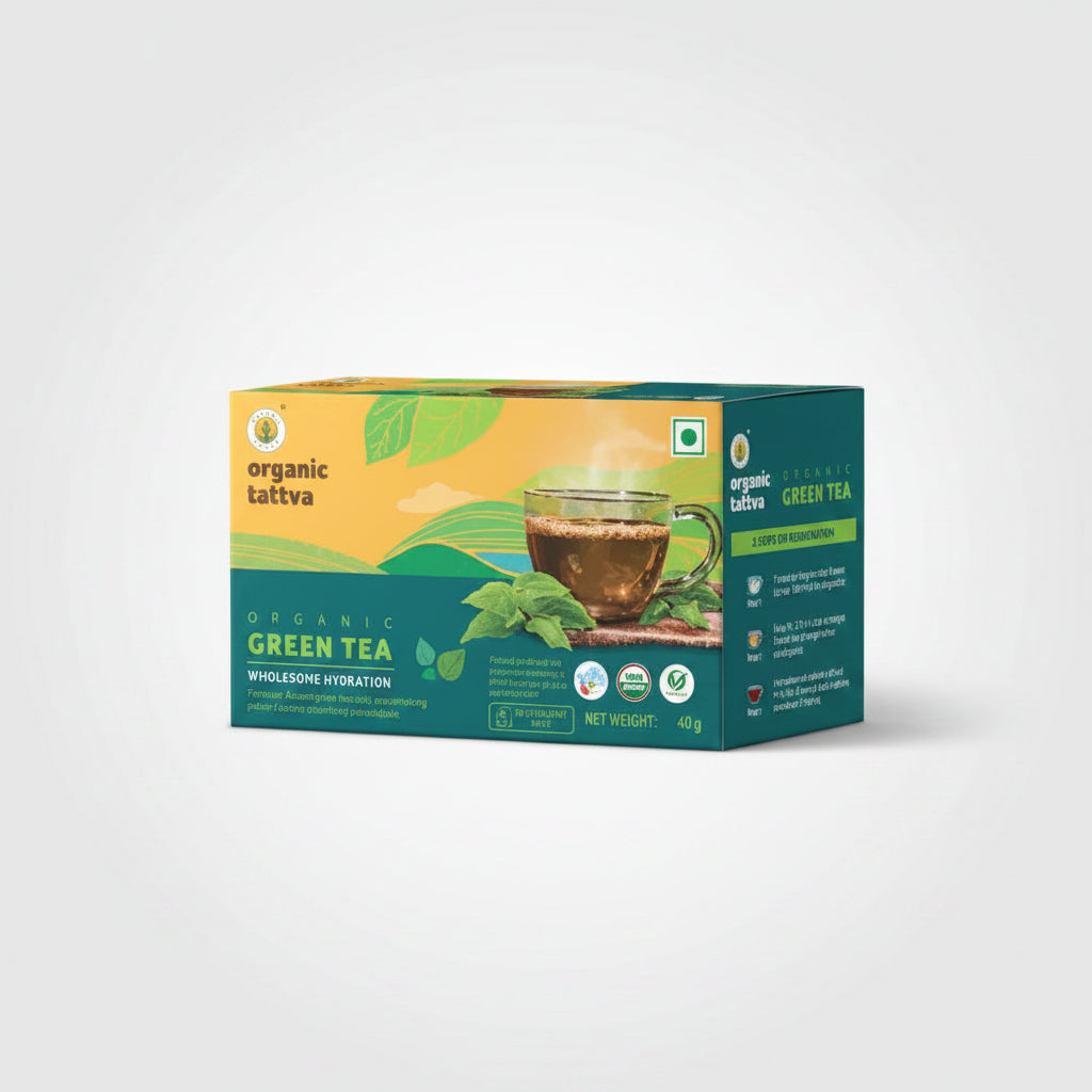 Organic Tattva Organic Green Tea 20 Bags (40g)