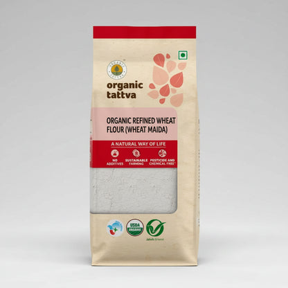 Organic Tattva Organic Refined Wheat Flour Maida (500g)