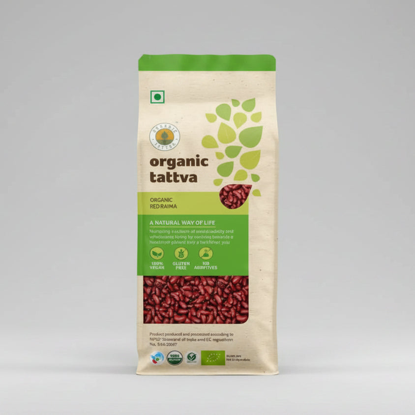 Organic Tattva Red Rajma Whole (500g)