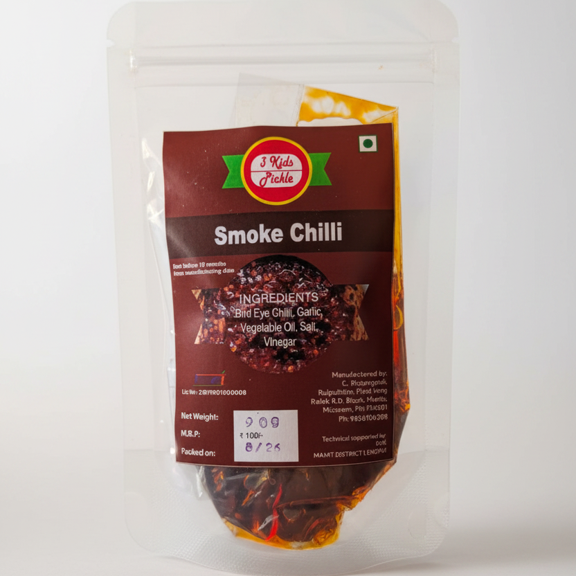 3 Kids Pickle Smoke Chilli 90g
