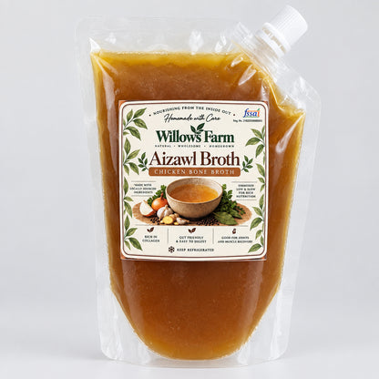 Willows Farm Aizawl Broth Chicken Bone Broth 500g