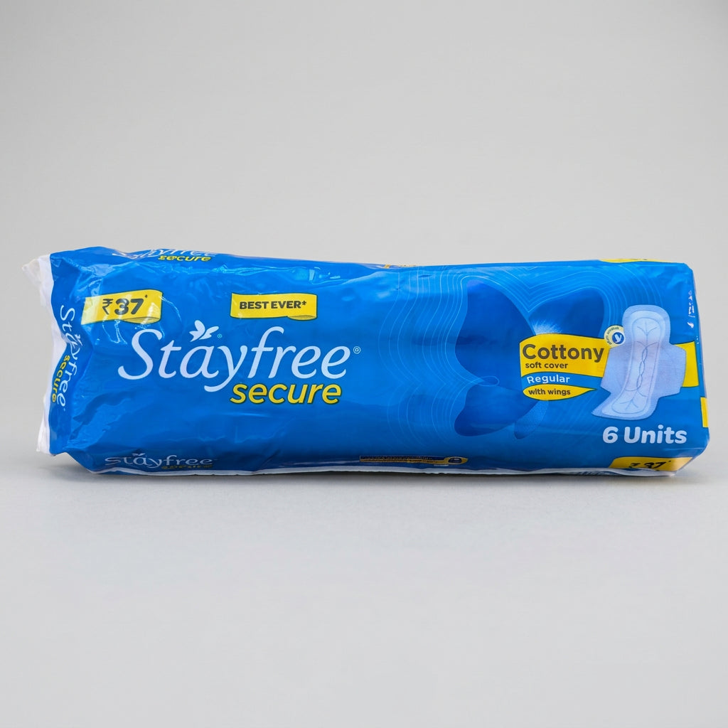 Stayfree Secure Cottony soft cover 6units