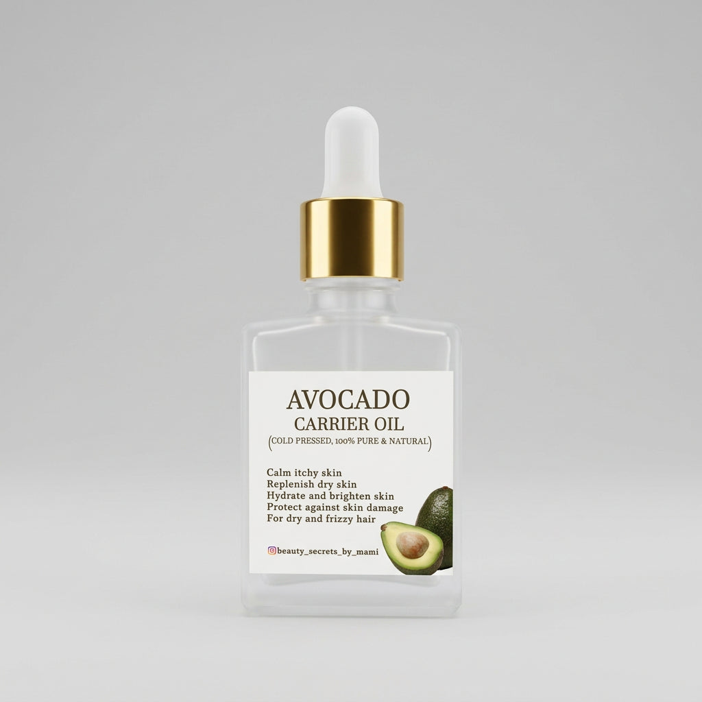 Avocado Carrier Oil (Cold Pressed, 100% Pure & Natural)