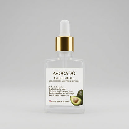 Avocado Carrier Oil (Cold Pressed, 100% Pure & Natural)
