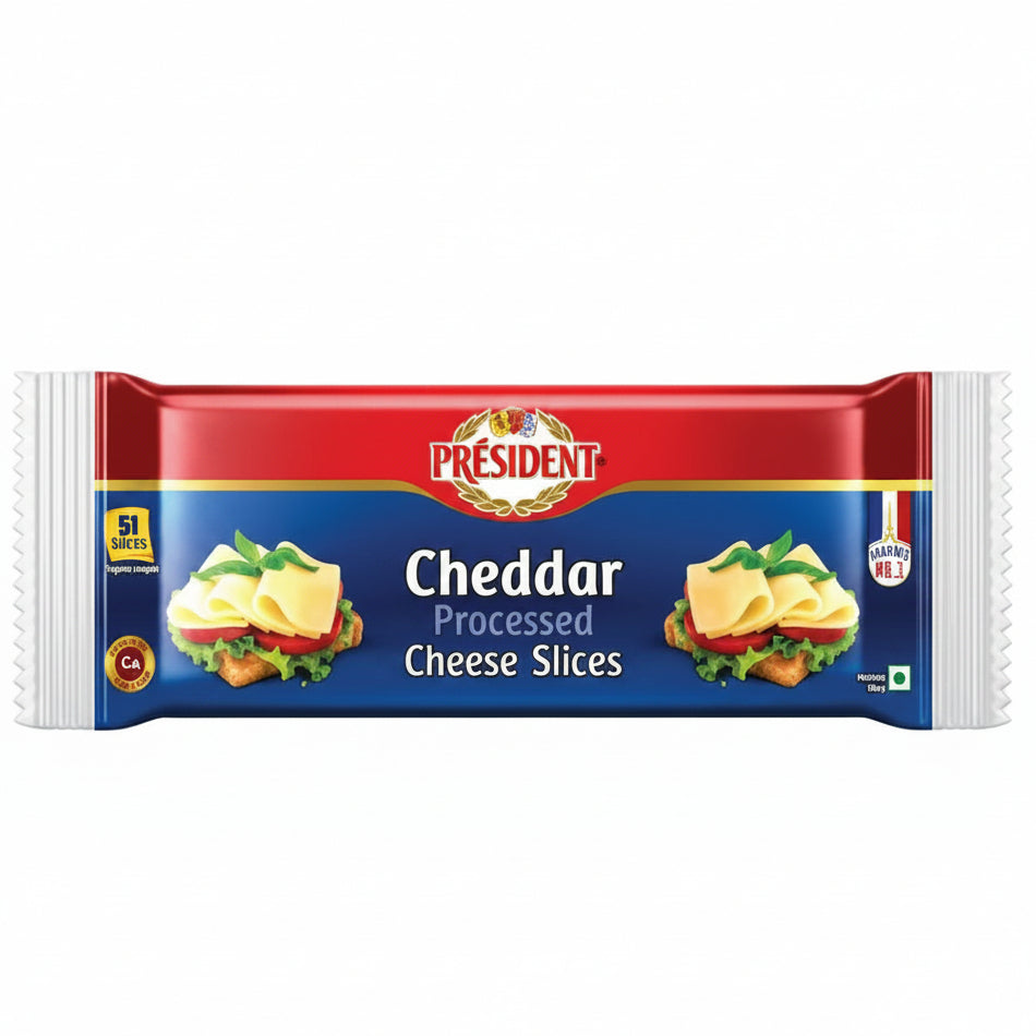 President Cheddar Cheese Slices (765g)