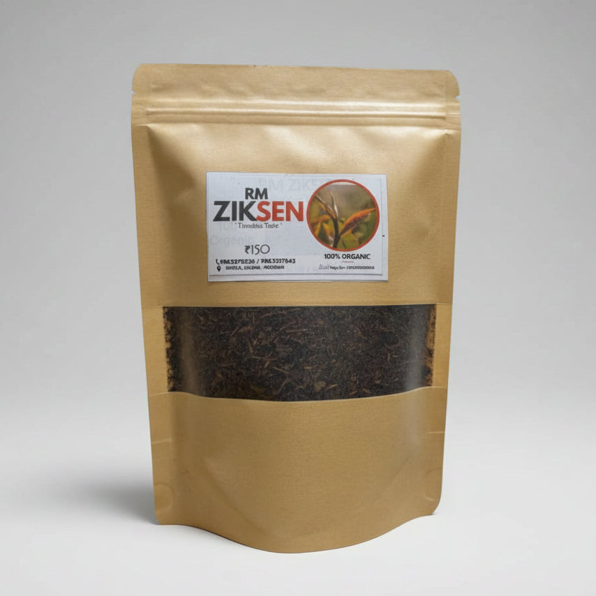 RM Ziksen 100% Organic Tea (125g)