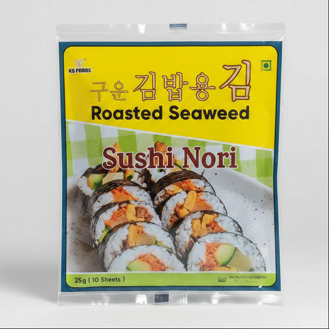 Roasted Seaweed Sushi Nori (10 Sheets)