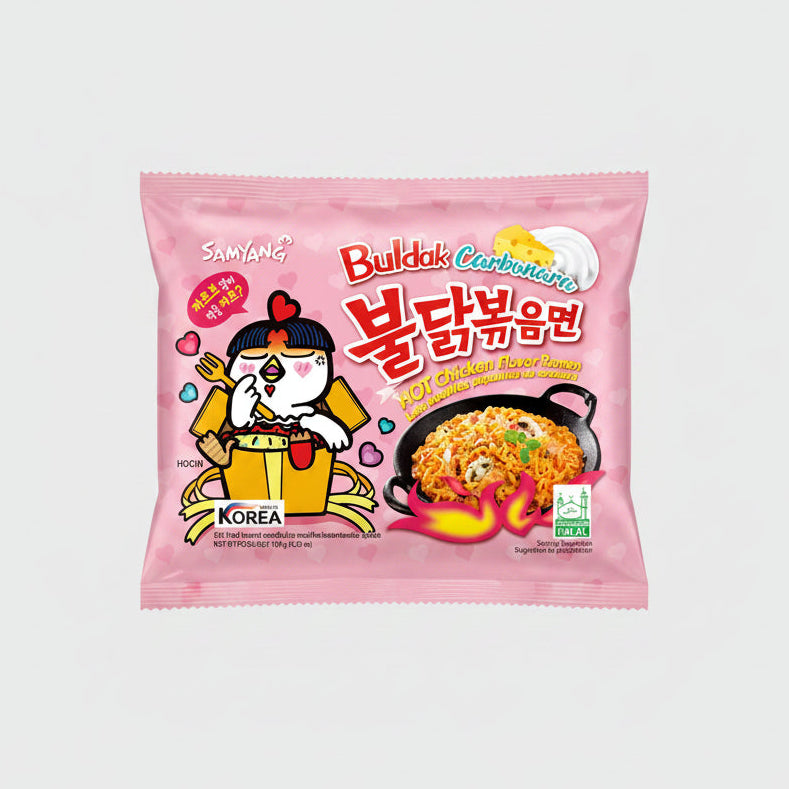 Samyang Carbonara Buldak Hot Chicken Flavour Ramen (140g)