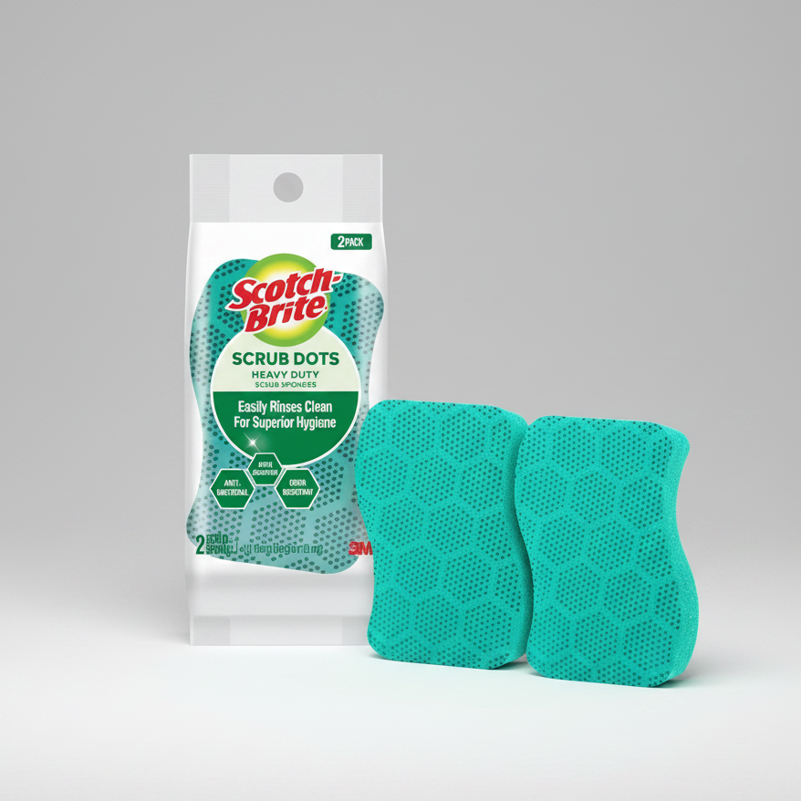 Scotch-Brite Heavy Duty Scrub Dots (2N)
