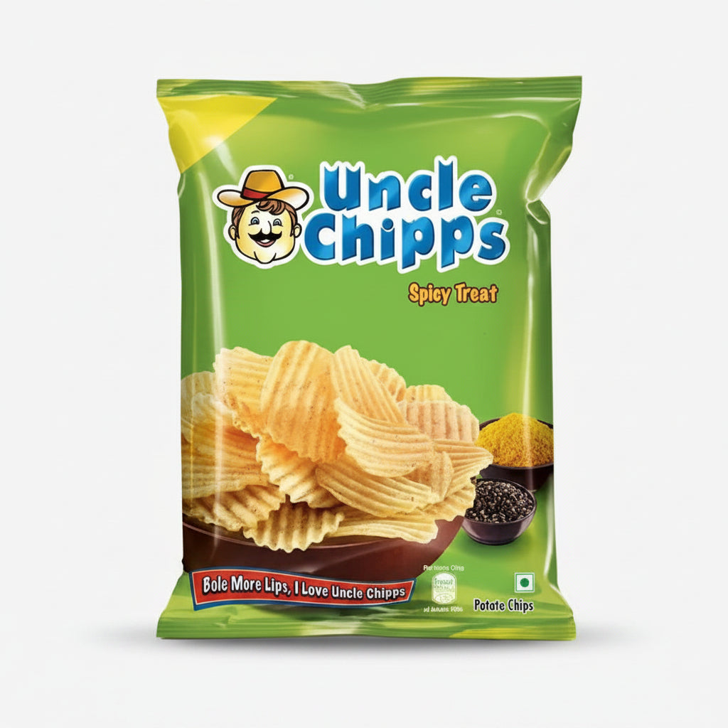Uncle Chipps Spicy Treat Flavour Potato Chips