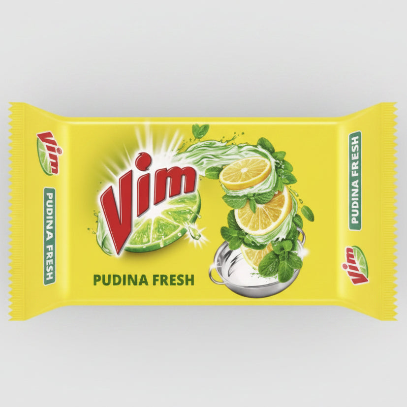 Vim Pudina Fresh Washing Bar (250g)