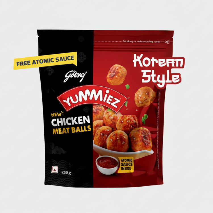 Godrej Yummiez Korean Style Chicken Meatballs (250g)