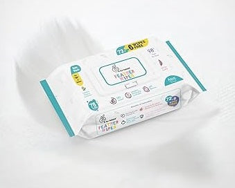 Wet Wipes R for Rabbit Feather 78 Wipes Aqua